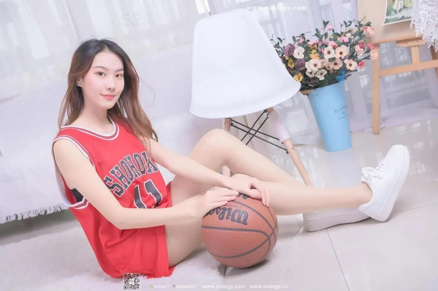 [SSA丝社]超清写真 NO.324 素素小姐姐放假在家陪你玩篮球(上) [80P]插图4